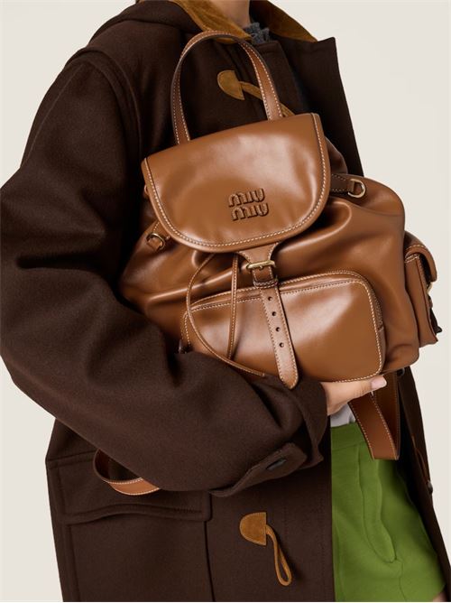 Zaino in pelle MIU MIU | 5BZ0422CRWF0046